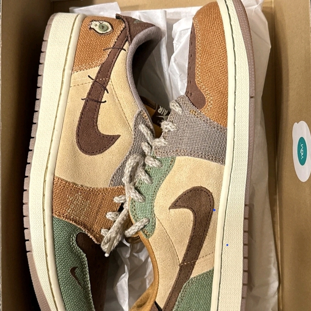 Jordan Multicolor Patchwork Athletic Shoes - image 1